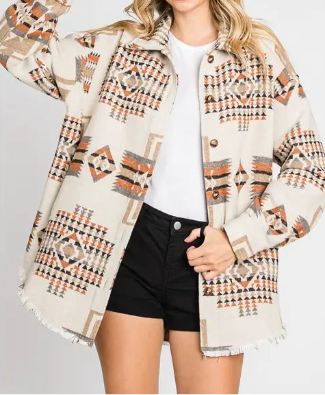 Anna Aztec Shacket