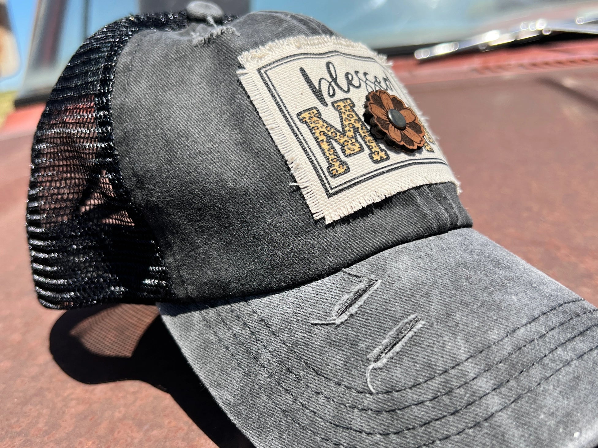 Blessed Mom Black Baseball Cap