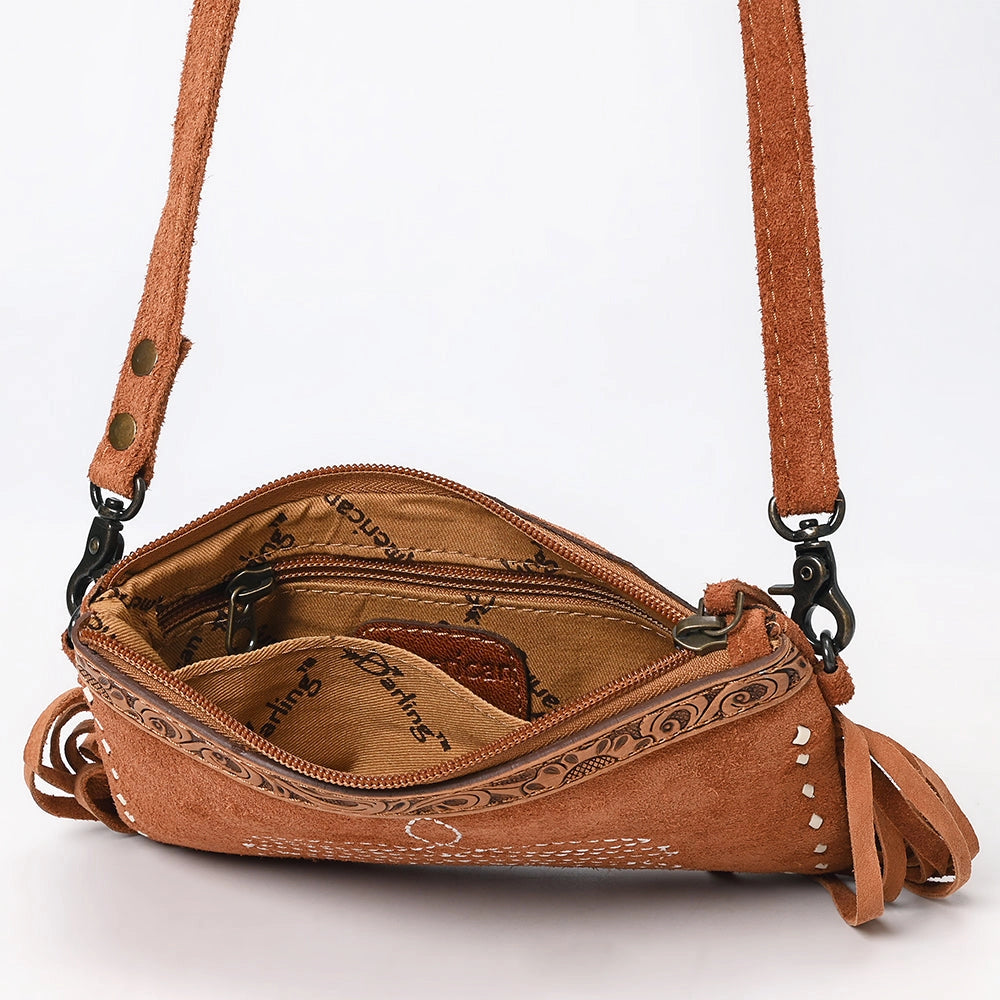 Sadie Suede American Darling Small Crossbody Bag