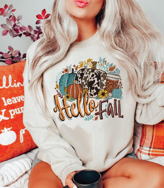 Hello Fall Vintage Sweatshirt