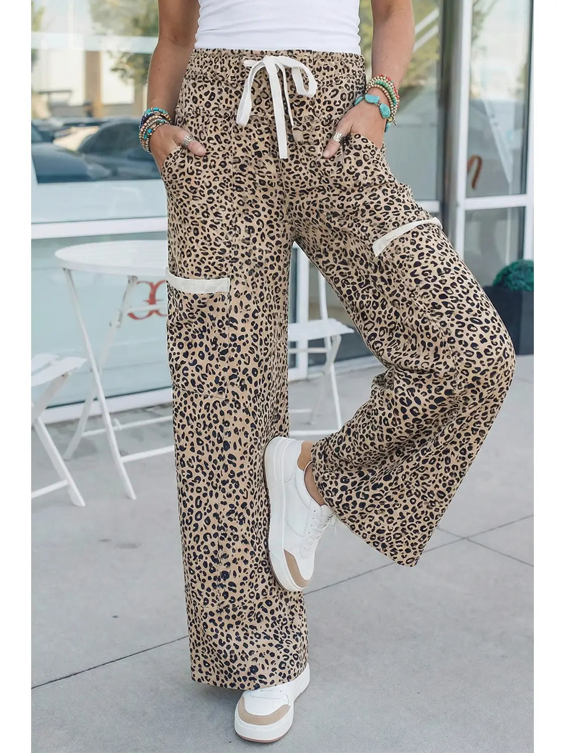 Western Animal Print Pants