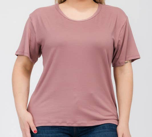 Basic Rose Plus Top