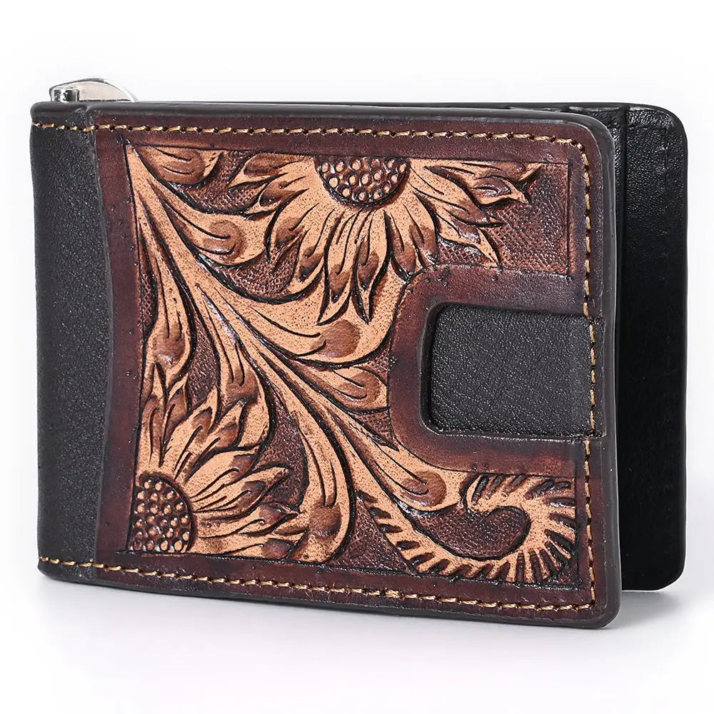 Monte Leather Money Clip