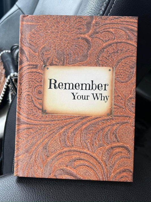 Remember Your Why Hardcover Journal