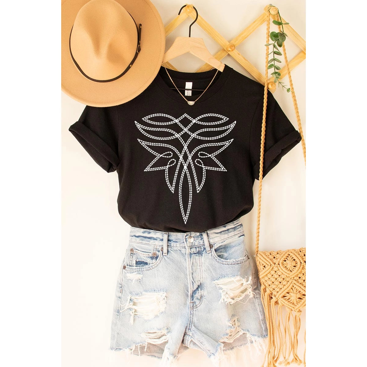 Western Boot Stitch Tee