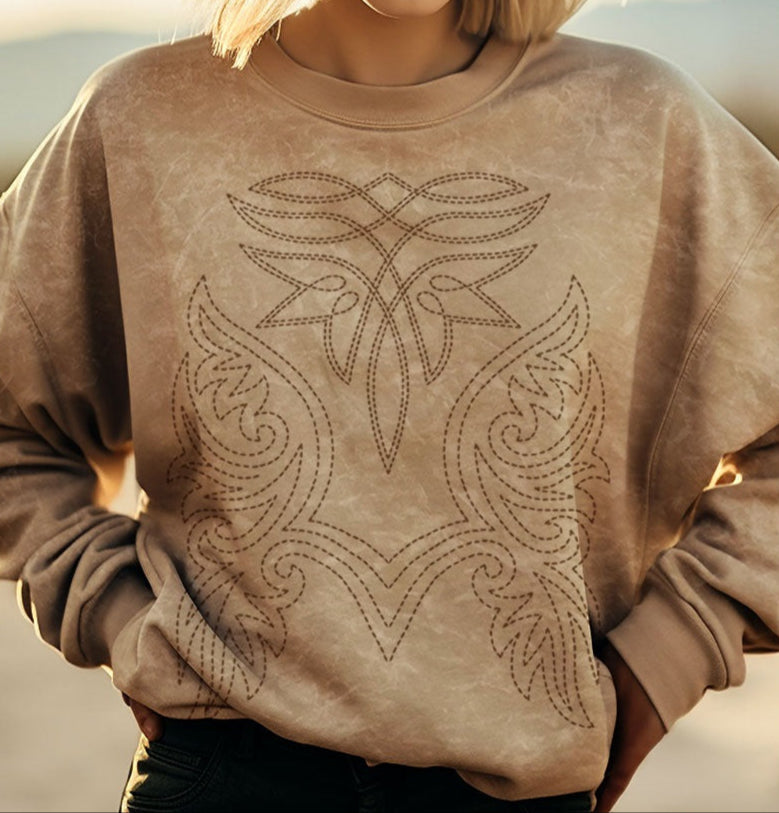 Westy Boot Stitch Sweatshirt