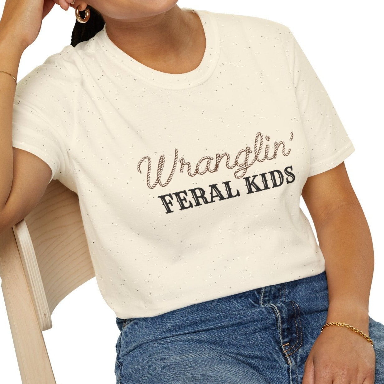 Wranglin Feral Kids Ladies T-shirt